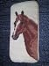 Needlepoint Eyeglass with Horse Motif