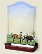 Memo Board ~ Horse Yearlings ~ dry-erase glass board ~ with marker ~ code 692