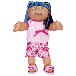 Cabbage Patch Kids Feature Doll Magic Touch - African-American Girl Black Hair by Play Along