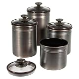 Kamenstein Brushed Bronze Canister Set