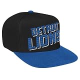 Reebok Detroit Lions High Crown Snap Back Hat Adjustable