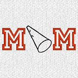 Custom embroidered Cheerleading MOM sweatshirt