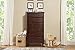 Davinci Jayden 6 Drawer Tall Dresser, Espresso