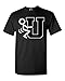 Shop4Ever Fck U Stickman T-shirt Funny Shirts