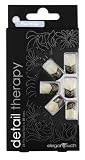Elegant Touch Detail Therapy Black Widow #12- Pre Glued false Nails 
