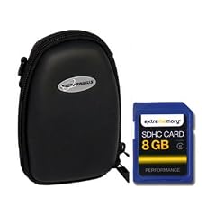 Sparset mit Tasche HS2 und 8GB SDHC Speicherkarte f�r Panasonic Lumix DMC TZ 18 TZ 20 T Z22 Sony Cybershot DSC-HX5V DSC-H70 DSC-WX7 DSC-HX7V DSC-HX9V Canon PowerShot SX220 SX230