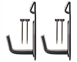 B.S壁用額受金具　 36mm 黒 2個入 2321-A fukui