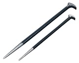 TEKTON 3344 Rolling Head Pry Bar Set, 2-Piece
