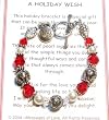 Holiday Wish Bracelet in Red