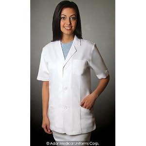 Buy ADAR Short Sleeve Consultation Jacket by ADAR UNIFORMS