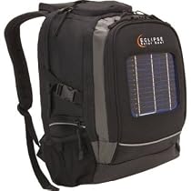 Eclipse Solar Gear The Reactor Solar Backpack (Solar Charger) - Black Gray