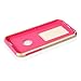 OneCase Heavy Duty Dual Layer Hard PC Outer Shell with Soft Rubber Inner Armor Defender Case for iPhone 6 Plus with Screen Protector & Stylus -  Champagne Gold/Rose Red