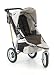 BOB 12-Inch Aluminum Wheel Stroller in Chocolate/Coffee