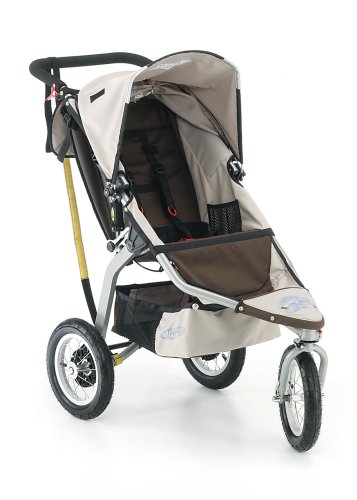  BOB 12-Inch Aluminum Wheel Stroller in Chocolate/Coffee 