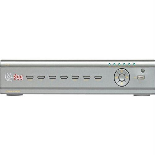 New 8 Channel H.264 Network Dvr 500gb Hard Drive Remote Internet Monitoring 8 Inputs 1 Output Q-See product image
