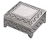 Personalized Silver Emblematic Jewelry Box with Free Engraving & Shipping