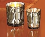 Midwest-CBK Amber Etched Tealight Candle Holder, $1.99