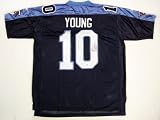 Vince Young Autographed Tennessee Titans Blue Jersey PSA COA