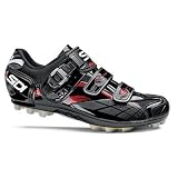 mountain bike gear Sidi 2011 Spider SRS Mens Mountain Bike Shoe   Black Vernice