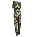 Women Off Shoulder One Piece Bodycon Bandage Long Pants Jumpsuits Rompers