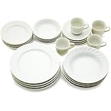 エムズスタイル【Amazon.co.jp限定】ホワイトエレガンス プレート&カフェ ホームセット MS-50041