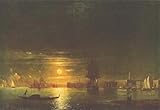 IMAGE OF Ready to hang paintings on stretched canvas - Ivan Aivazovsky - 24 x 16 inches - Venice 3