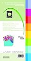 Cricut 401625 6-Inch-by-12-Inch Cardstock Pad, Rainbow