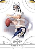 Philip Rivers / QB- San Diego Chargers / 2008 Donruss Threads Football Card in a Protective Screwdown Display Case!