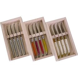 Laguiole 4 cheese knives in box gift set French imported