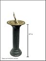 Rome Industries B18 Cast Iron Sundial Pedestal