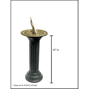 Rome Industries B18 Cast Iron Sundial Pedestal