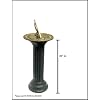 Rome Industries B18 Cast Iron Sundial Pedestal
