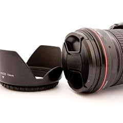 Sonnenblende Universal 55mm + Pro Lens Cap 55mm z.B. f�r Sony DT 3.5-5.6/ 18-55mm DT Sony 18-70mm u.v.a.