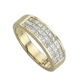 14K Yellow Gold Diamond Wedding/Anniversary Band - 0.75 Ct.