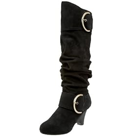 Women's D Ring Suede Boot