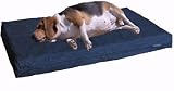 Medium 4 Thick Orthopedic Grade 100% Memory Foam Pet Dog Bed Pad with waterproof internal cover + Durable external denim cover