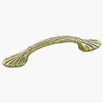 Amerock BP1333-O74 Sterling Brass Natural Elegance Shell Pull