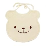 表情がとてもかわいい!オーガニックコットン　スタイくま