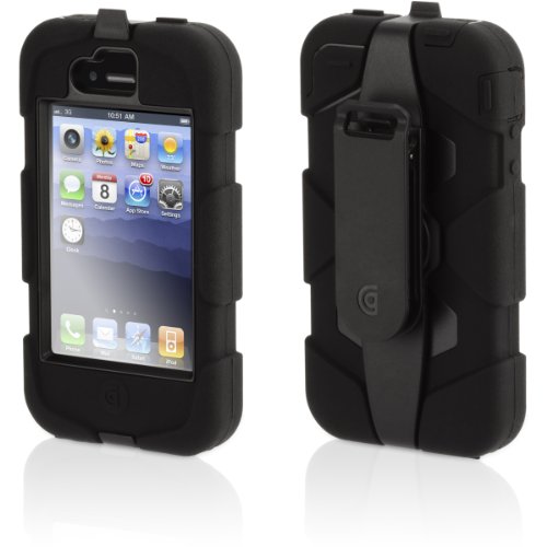 Griffin Survivor Extreme-Duty Case with Belt Clip for iPhone 4 - Black
