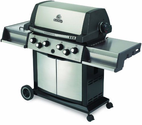 Broil King 988747 Sovereign XLS 90 Natural Gas Grill with Side Burner and Rear Rotisserie Burner