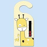 Giraffe Hanger Nursery Room Safety Temperature Thermometer With New Moving Line Technology