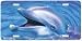 Chantik - Dolphins - Wildlife Decor Art Print - License Plate Tag By Christian Riese Lassen From Airstrike