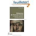 MEMOIRES DE DUNCAN GRANT
