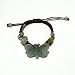 Hand-knotted Dragonfly Jade One-of-a-Kind Bracelet - Adjustable Cord