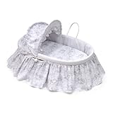 Cambrass Couffin à  Volants Grand et Capo Gris 47 x 84 cm