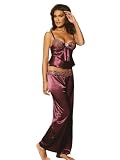 Womens Sexy Sleepwear Purple Sexy Pajamas Lingerie Set Gift Idea