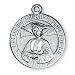 Fine Pewter Saint Catherine Laboure of The Miraculous Medal and 18-inch Chain