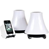 Grace Digital GDI-AQSHR200 Indoor/Outdoor Water Resistant Wireless Speakers with Dual Powered Transmitter
