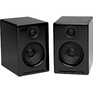 Audioengine A2B Powered Multimedia Speaker System - Black Finish by Audioengine