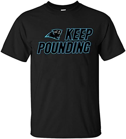 SKVV Men's Carolina Panthers Keep Pounding T-Shirt black L